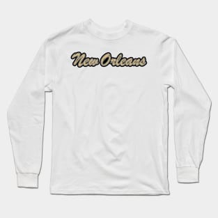 Football Fan of New Orleans Long Sleeve T-Shirt